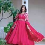 Home floral printed anarkali kurta set with dupatta for women | jiostyles